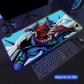 Eco-friendly Monster Glowing RGB LED Mouse Pad 4mm Thickness for Gaming Keyboard USB Anti-slip Rubber Base Desk Mat